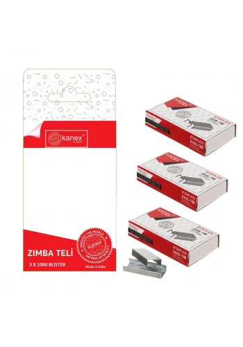 KANEX ZIMBA TELİ 24/6 BLİSTER - 3LÜ