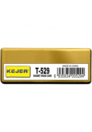 KEJEA T-529G MIKNATISLI İSİMLİK ALTIN - 78X22MM - 25ADET