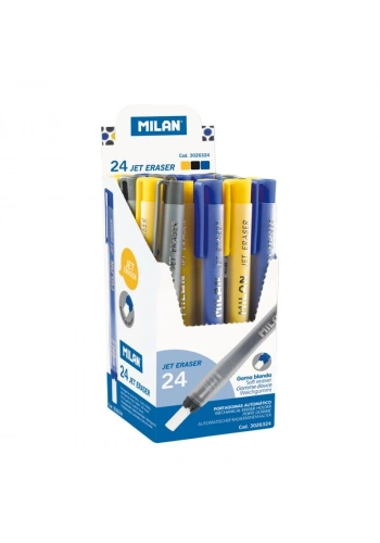 MILAN 3026324 JET BASMALI SİLGİ - 24ADET