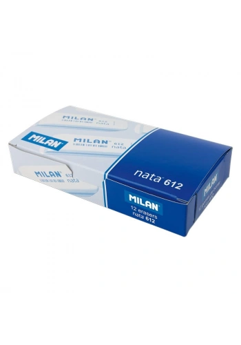 MILAN CPM612 NATA® YUMUŞAK PLASTİK SİLGİ - 12ADET