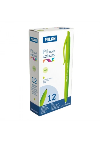 MILAN 176552212 P1 TOUCH YEŞİL TÜKENMZ KALEM - 12ADET