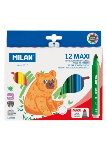 MILAN 80020 MAXI JUMBO KEÇELİ KALEM - 12 Lİ