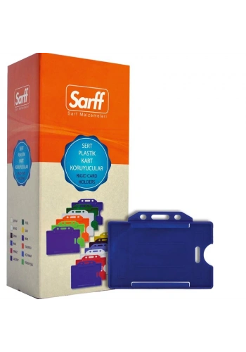 SARFF LACİVERT SERT KART KABI - 50ADET