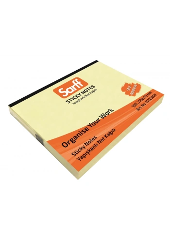 SARFF 100X75MM SARI YAPIŞKANLI NOT KAĞIDI - 100YP