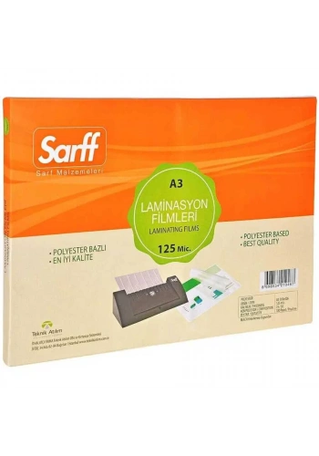 Sarff 125 Mic A3 100lu Parlak Laminasyon Filmi