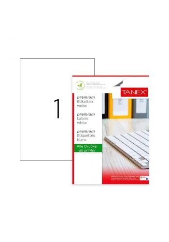 Tanex Laser Etiket Kod Tw-200 210mm x 297mm