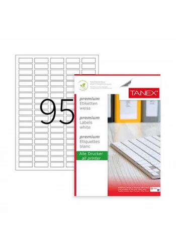 Tanex Laser Etiket Kod 2095 30mm x 12mm