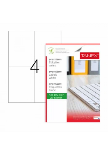 Tanex Laser Etiket Kod 2204 105mm x 148.5mm