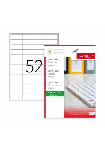 Tanex Laser Etiket Kod2022 x 50mm x 22mm