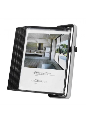 Tarifold Duvar Ünitesi 10 Poşet Siyah-Gri