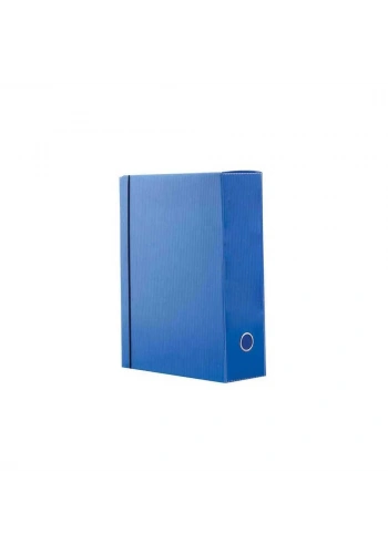 Universal Lastikli Geniş Proje Klasörü 9x24x32 Mavi