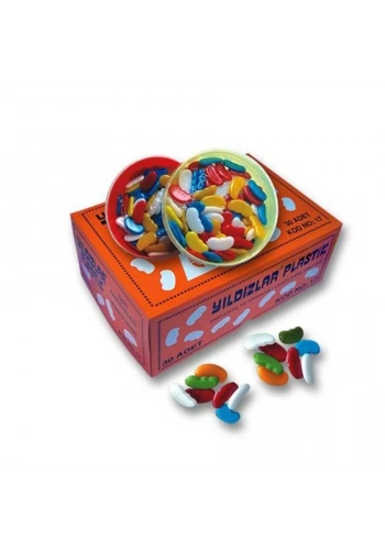 Yıldızlar Sayı Fasulyesi Plastik Kutulu