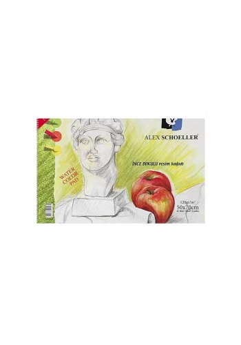 Alex Schoeller Spiralli Resim Defteri 50x70 cm 20 Yaprak