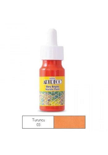 Artdeco Ebru Boyası 30 ml Turuncu
