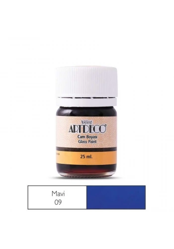 Artdeco Cam Boyası 25 ml Mavi 030A-09