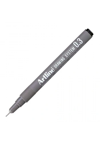 Artline 233 Çizim Kalemi Drawing System 0.3 mm Siyah
