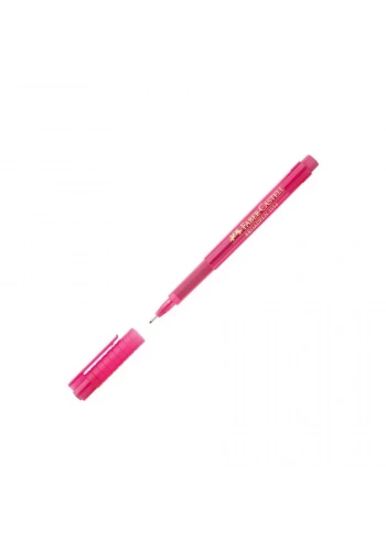 Faber Castell 1554 Broadpen Keçeli Kalem İnce Uç 0.8 mm Pembe