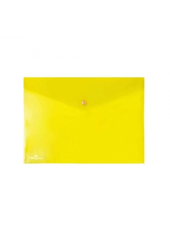 Faber Castell Çıtçıtlı Dosya Sarı A4