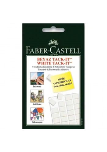 Faber Castell Hamur Yapıştırıcı Tack-it 50 gr Beyaz