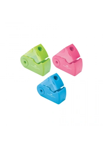 Faber Castell Mini Sleeve Neon Kalemtraş