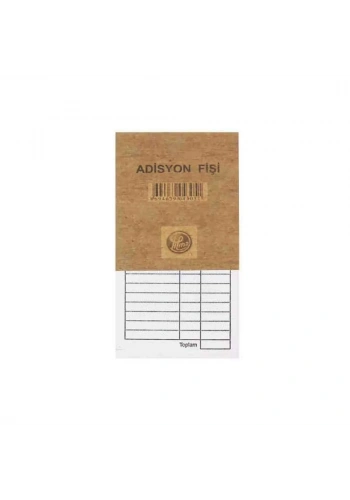 Dilman Adisyon Fişi 8x15 cm 100 Yaprak