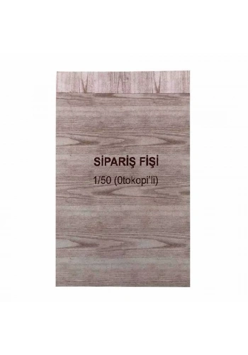 Dilman Otokopili Sipariş Fişi 1-50