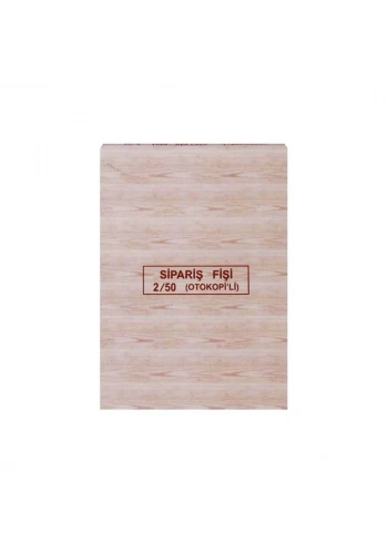 Dilman Sipariş Fişi 2-50 Otokopili 0084