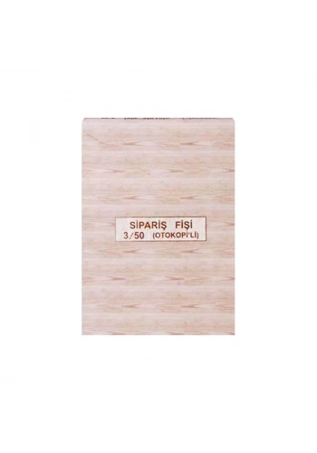 Dilman Otokopili Sipariş Fişi 3-50 2 Nüsha