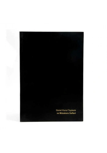 Dilman Genel Kurul Toplantı Ve Müzakere Defteri Ciltli 96 Yaprak