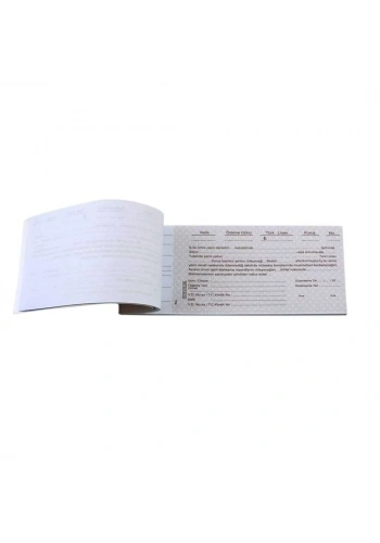 Dilman Senet Karnesi Defter Tipi 50li