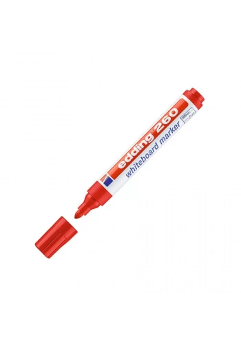 Edding 260 Beyaz Tahta Kalemi Kırmızı