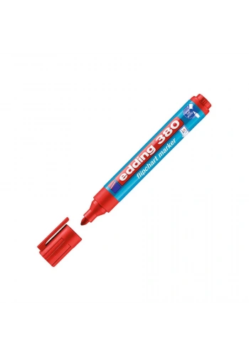 Edding 380 Flipchart Kalemi Kırmızı