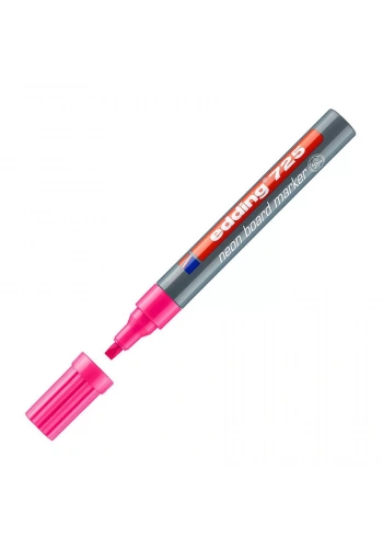 Edding 725 Fosforlu Yazı Tahtası Kalemi Pembe
