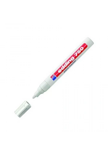 Edding 750 Tam Örtücü Boya Markörü Beyaz