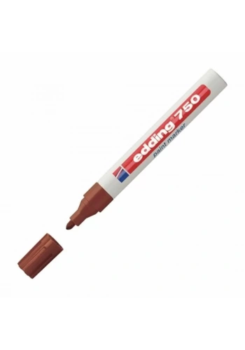 Edding 750 Tam Örtücü Boya Markörü Kahverengi
