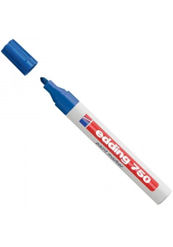 Edding 750 Tam Örtücü Boya Markörü Mavi