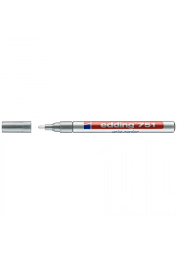 Edding 751 Tam Örtücü Boya Markörü Gümüş
