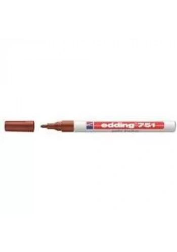 Edding 751 Tam Örtücü Boya Markörü Kahverengi