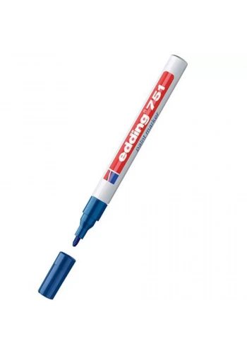 Edding 751 Tam Örtücü Boya Markörü Mavi