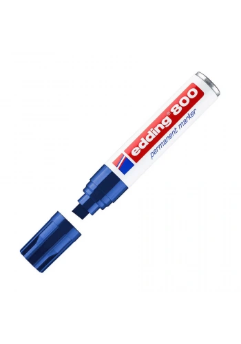 Edding 800 Permanent Markör Kesik Uçlu Mavi