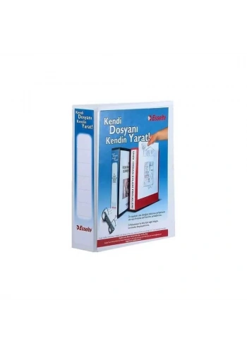 Esselte Plastik Klasör A4 2 Mekanizmalı 50 mm Halkalı Beyaz