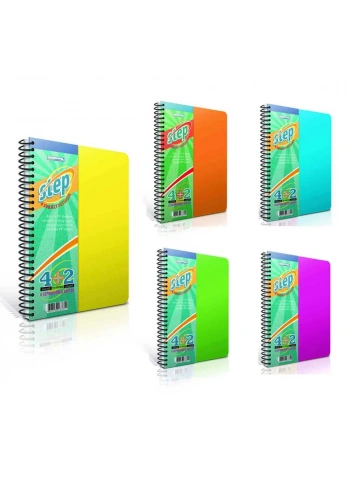 Gıpta StepSpiralli 4+2 Seperatörlü 17 x 24 x 150 Yaprak Defter