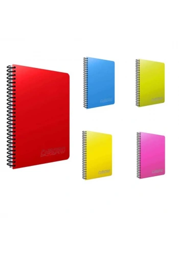 Gıpta Chromo Spiralli Plastik Kapak Kareli Defter A4 160 Yaprak