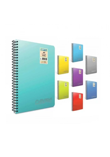 Gıpta Chromo Spiralli Pp Defter A4 40 Yaprak Kareli