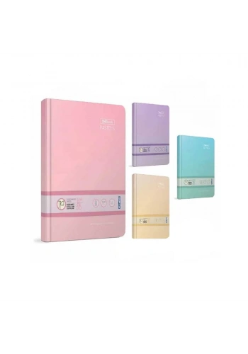 Gıpta Defter Thebook Pastels İplik Dikişli Sert Kapak 20 x 28 120 Yaprak Kareli