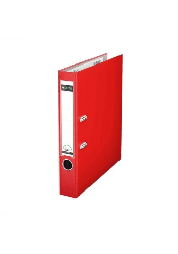 Leitz Plastik Klasör Dar Kırmızı