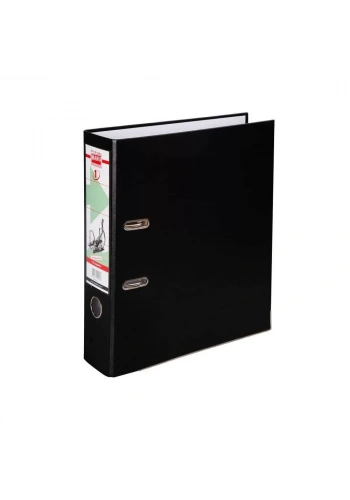 Manu Geniş Plastik Klasör Siyah