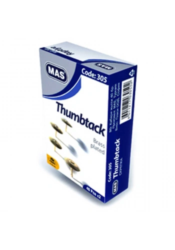 Mas Raptiye Sarı Pirinç Kaplı