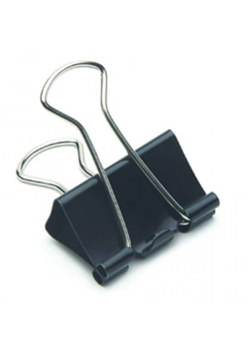 Mas Kıskaç Omega Çelik 25 mm Siyah 12li