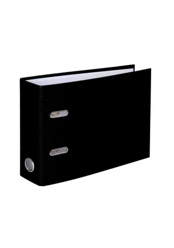 My File Geniş Plastik Telgraf A5 Boy Klasör Siyah
